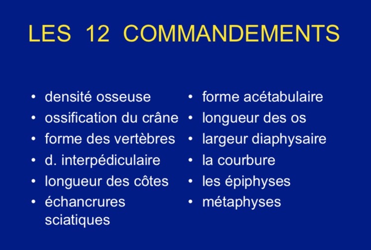Analyse du squelette