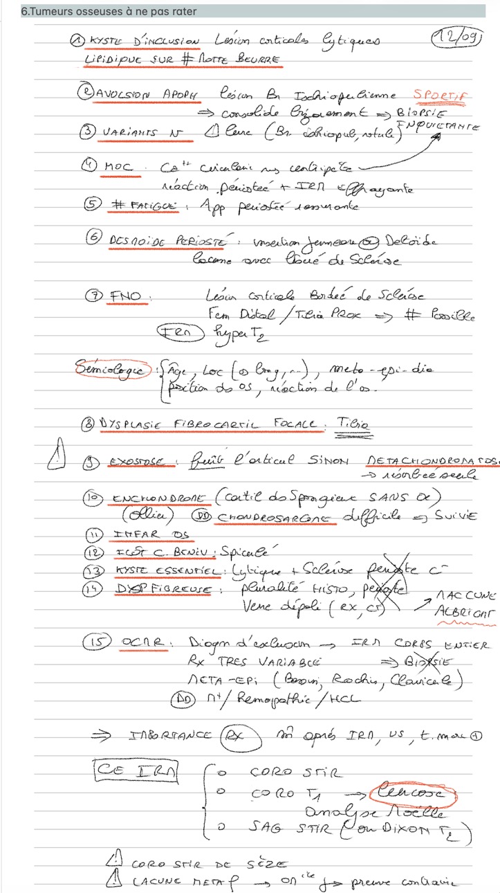 Tumeurs osseuses à ne pas rater